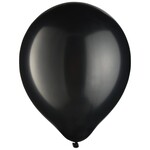 Black Pearlized Latex Balloons - Bulk