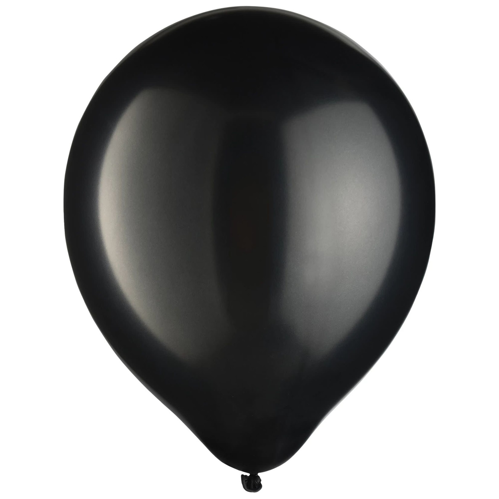 Black Pearlized Latex Balloons - Bulk