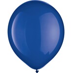 Bright Royal Blue Solid Color Latex Balloons - Bulk