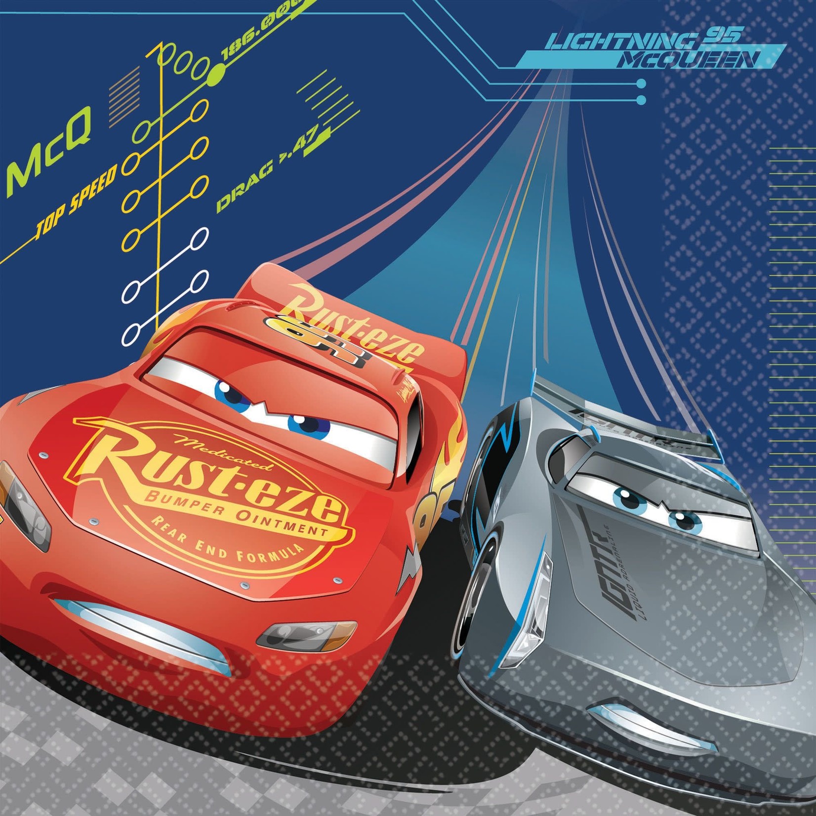 Cars 3 Luncheon Napkins