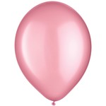 New Pink Pearlized Latex Balloons - Bulk