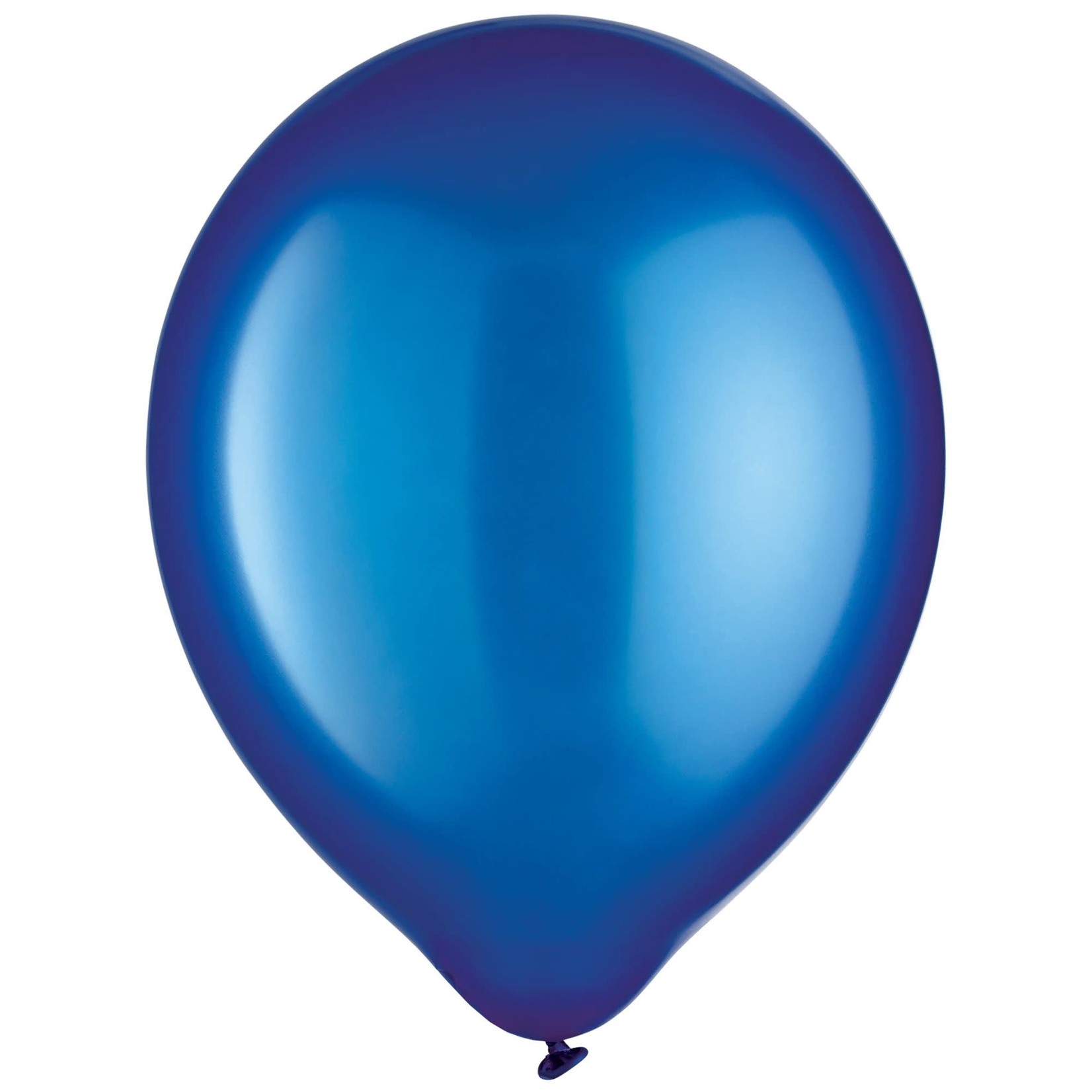 Bright Royal Blue Pearlized Latex Balloons - Bulk