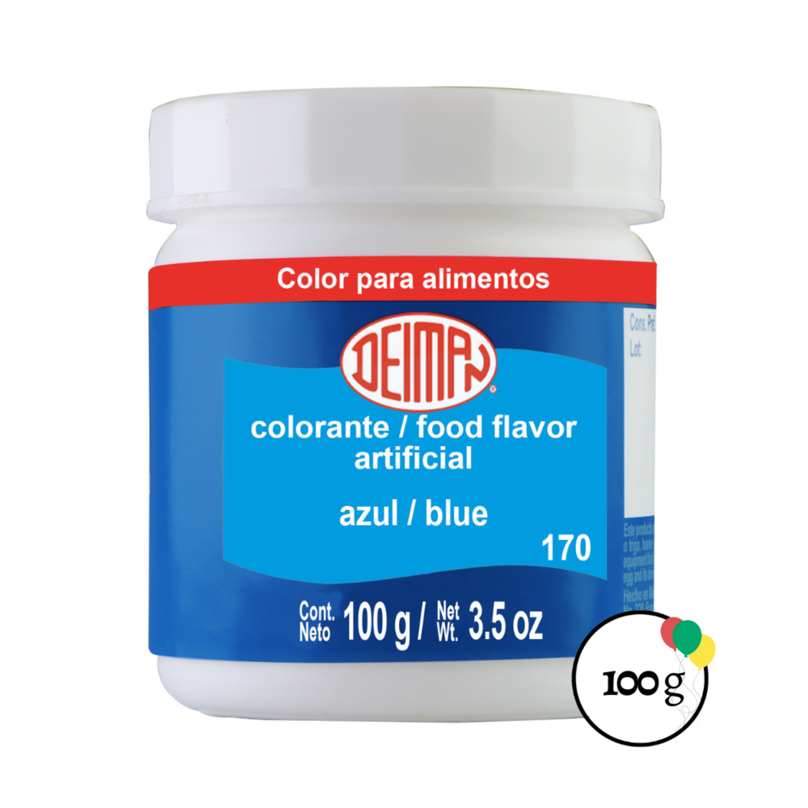 Deiman Deiman Colorante 170 Azul /Blue (Polvo)3.5oz