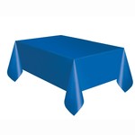 Royal Blue Solid Rectangular Premier Plastic Table Cover 54" x 108"