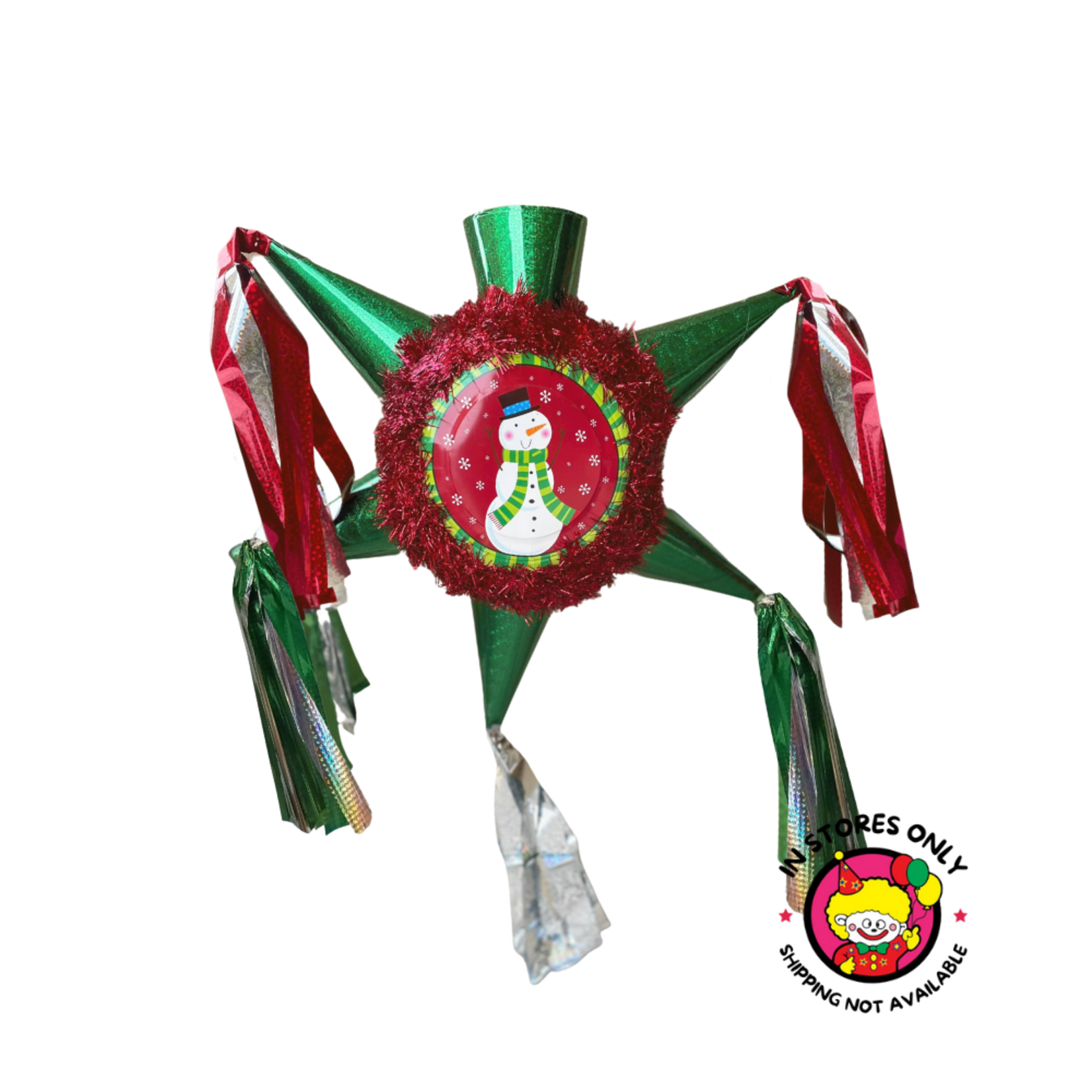 Christmas Small Star Piñata - Piñata Navideña Estrella Chica