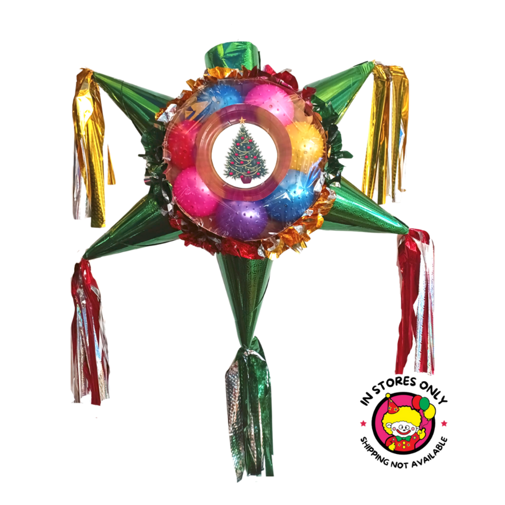 Christmas Pinata with Balls