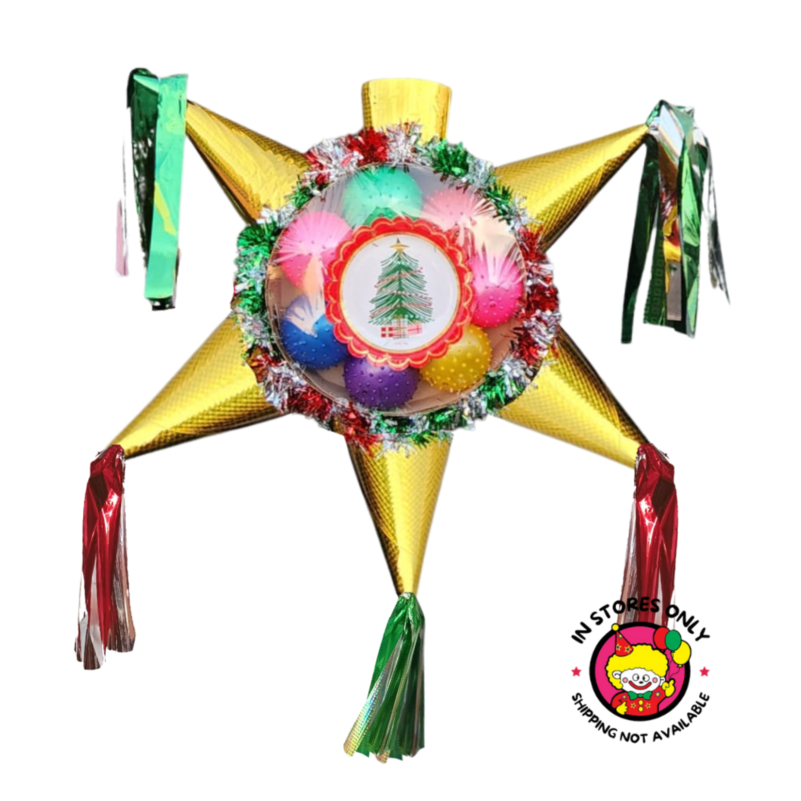 Christmas Pinata with balls