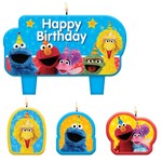 Sesame Street Birthday Candle Set