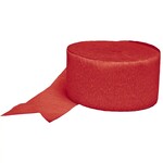 Solid Roll Crepe - Apple Red