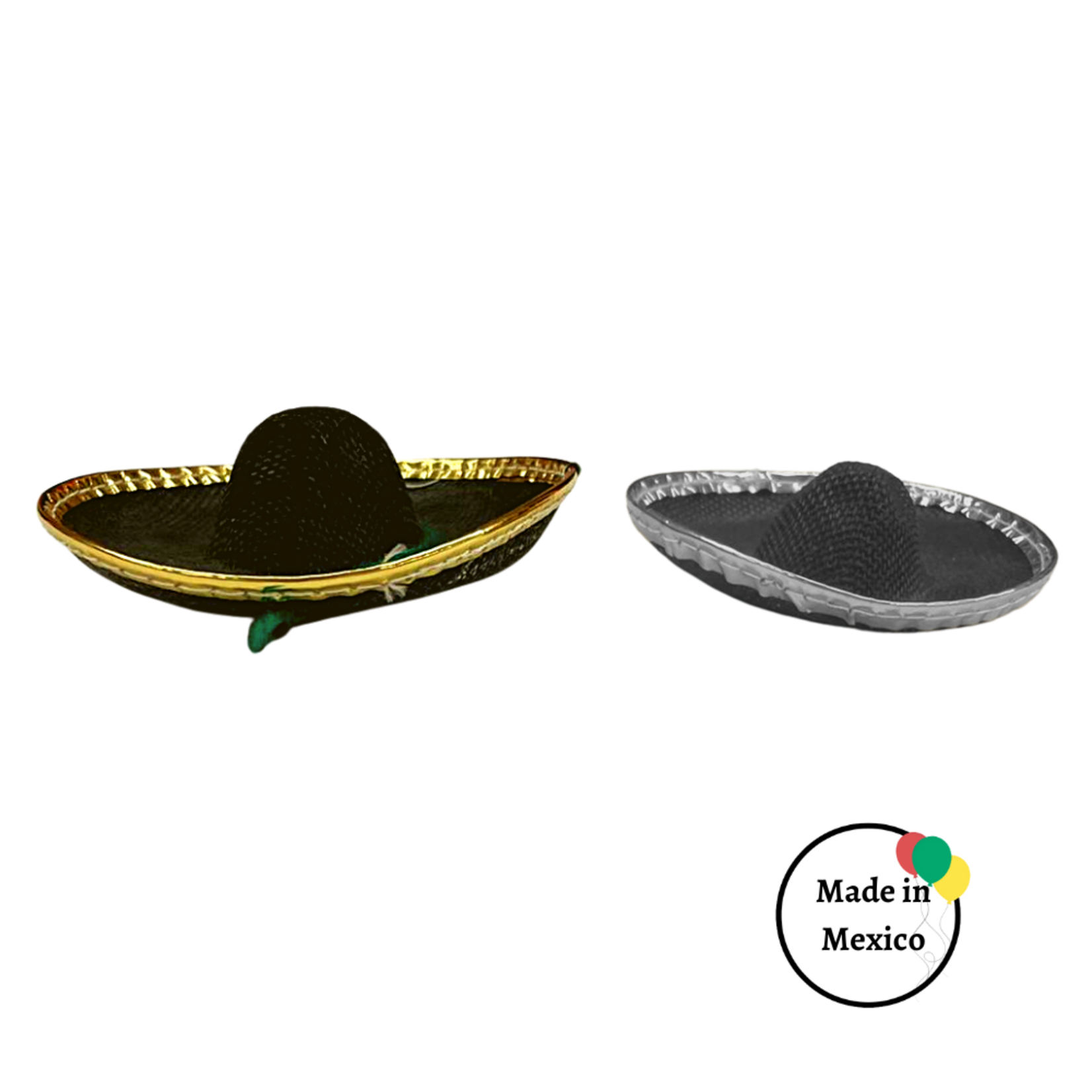 Sombrero Negro Chico 12ct