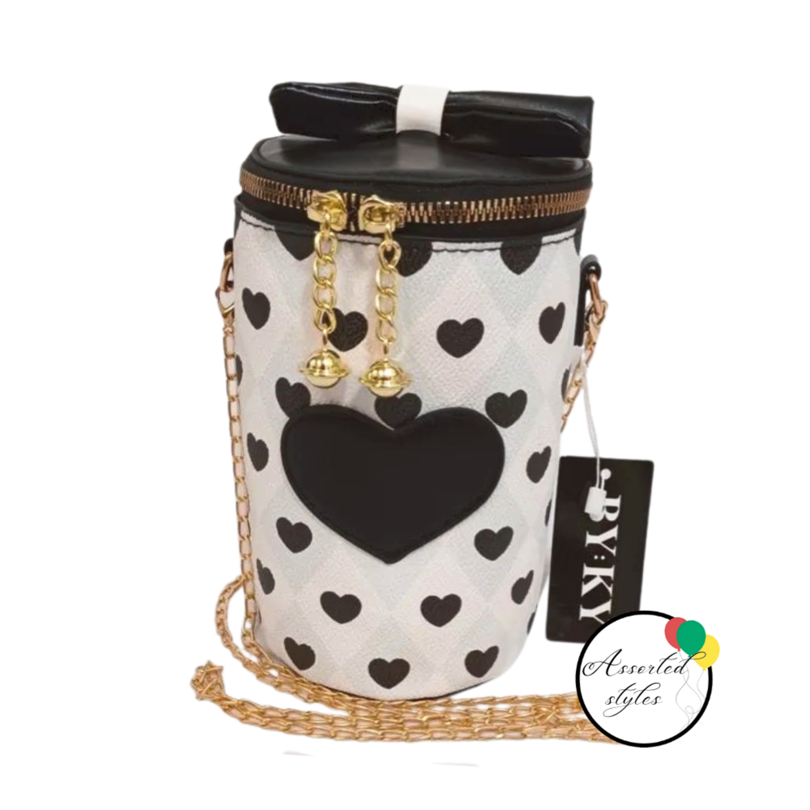 Cutie Round Purse W/ Bowtie