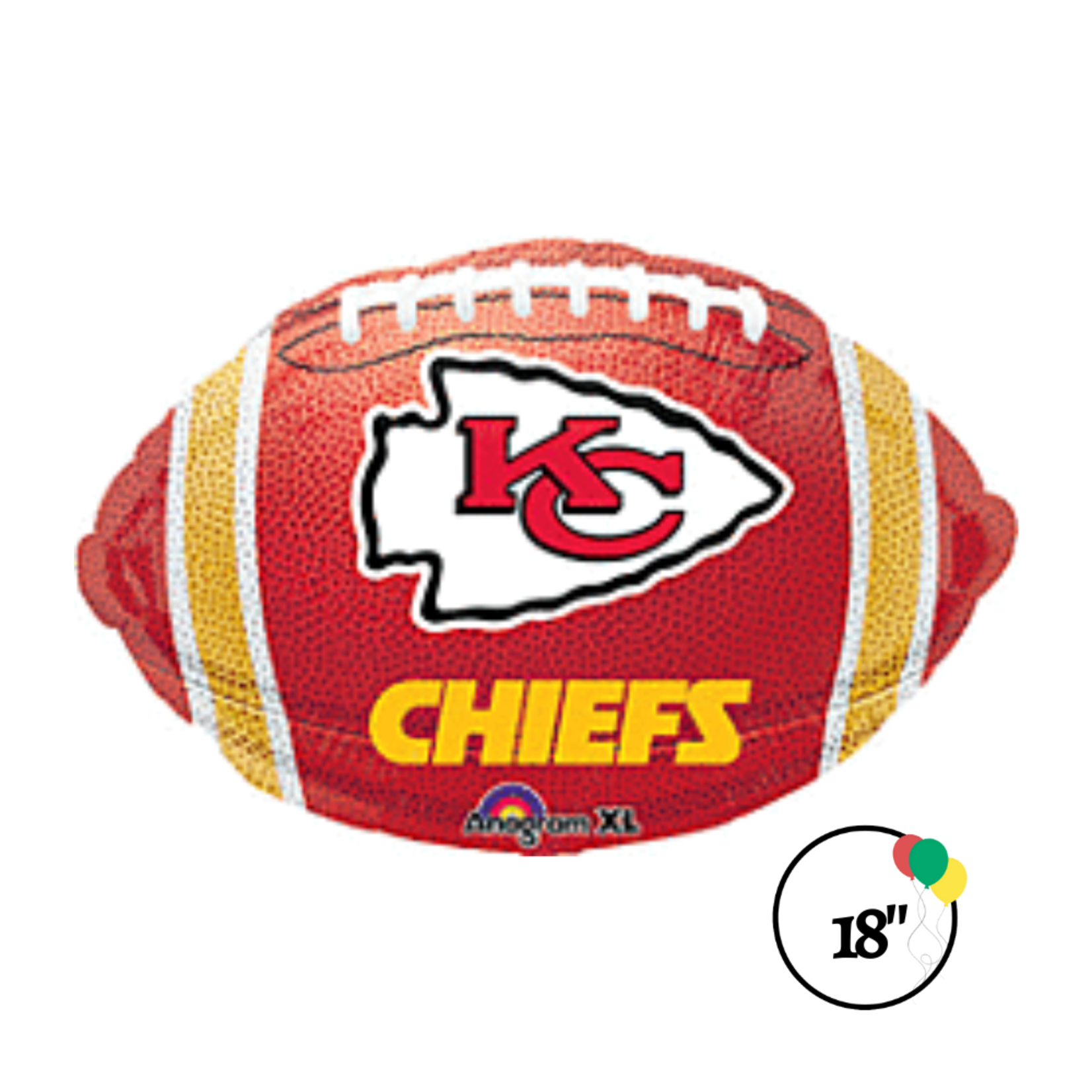 Anagram 18" Kansas City Chiefs Balloon