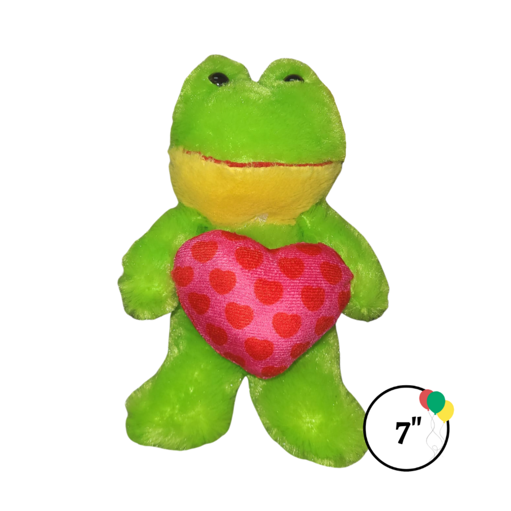 7" Frog with Heart