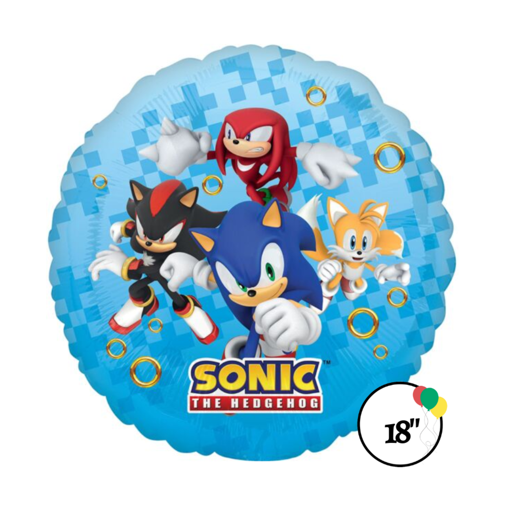 Anagram 18" Sonic The Hedgehog Balloon