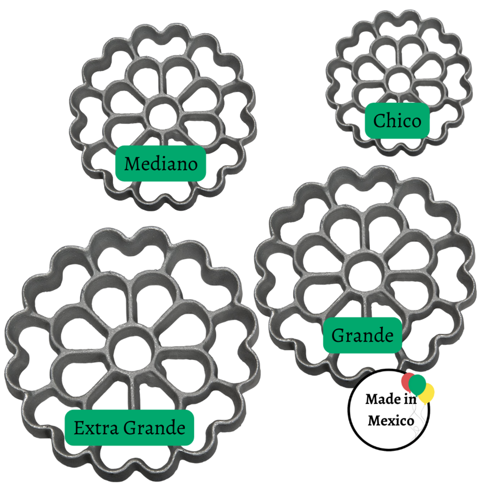 Molde Buñuelos Grande Grueso