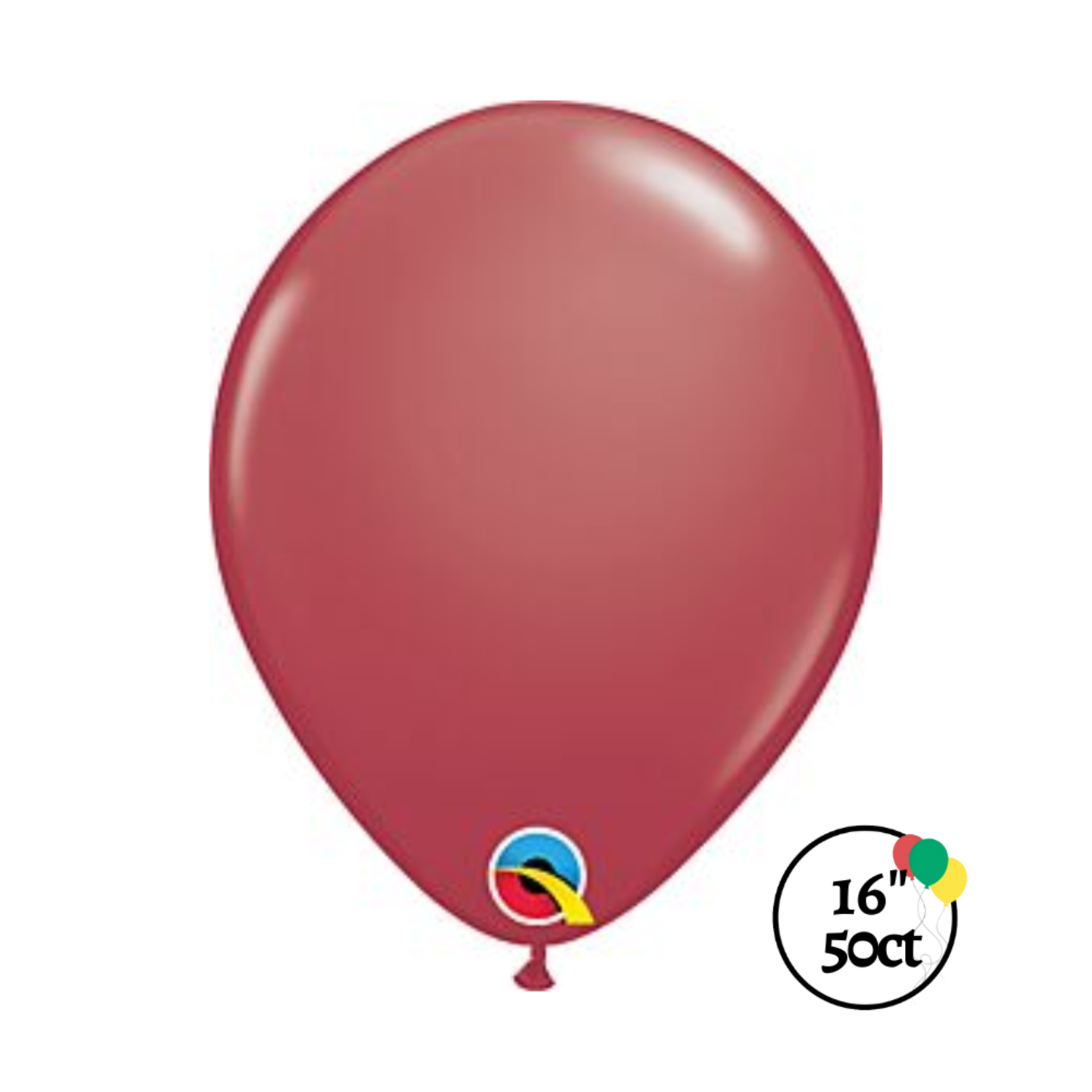 Qualatex Qualatex Cranberry 16" 50ct