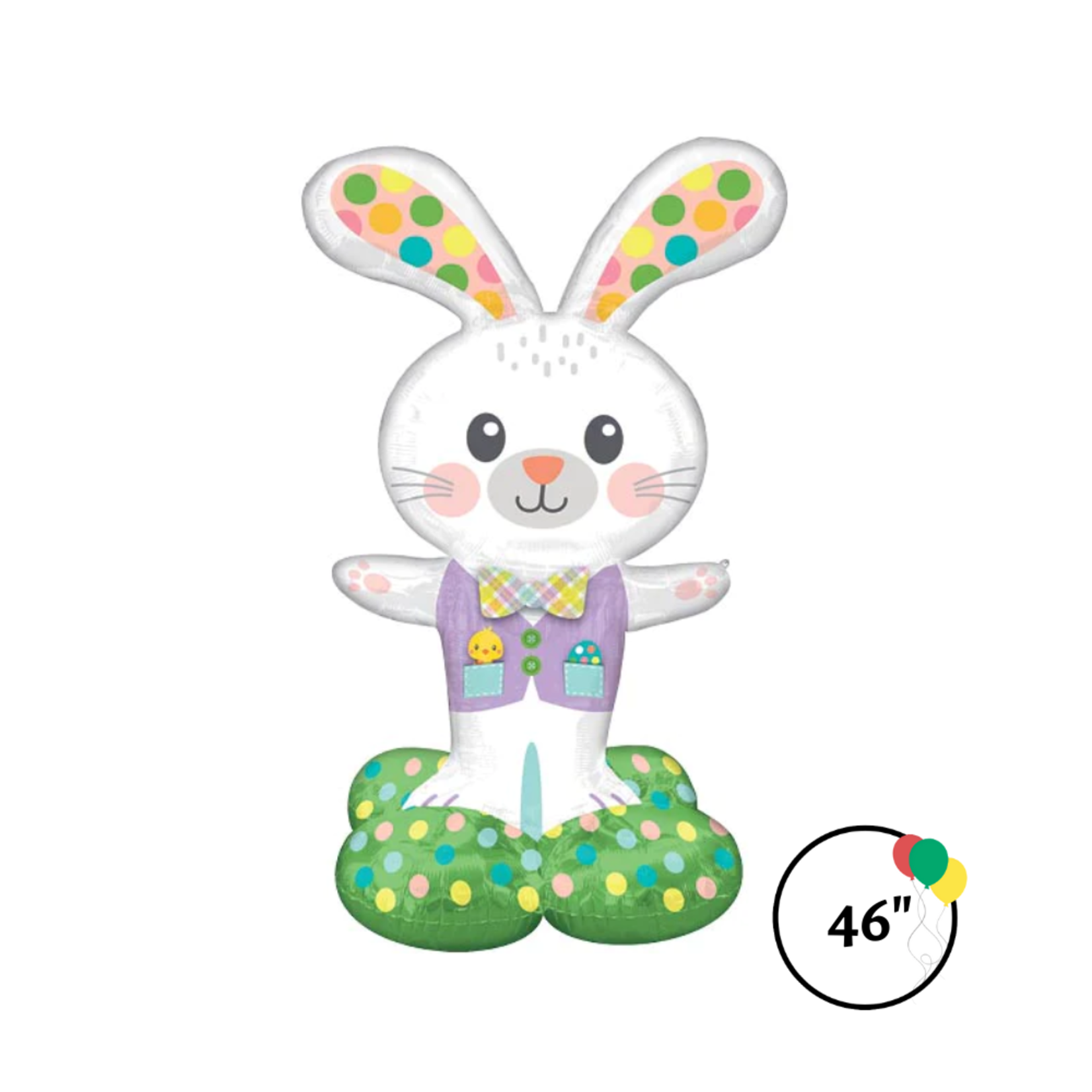 Anagram 46" Easter Bunny AirLoonz Balloons