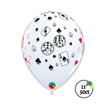 Qualatex 11" CARDS AND DICE - LATEX