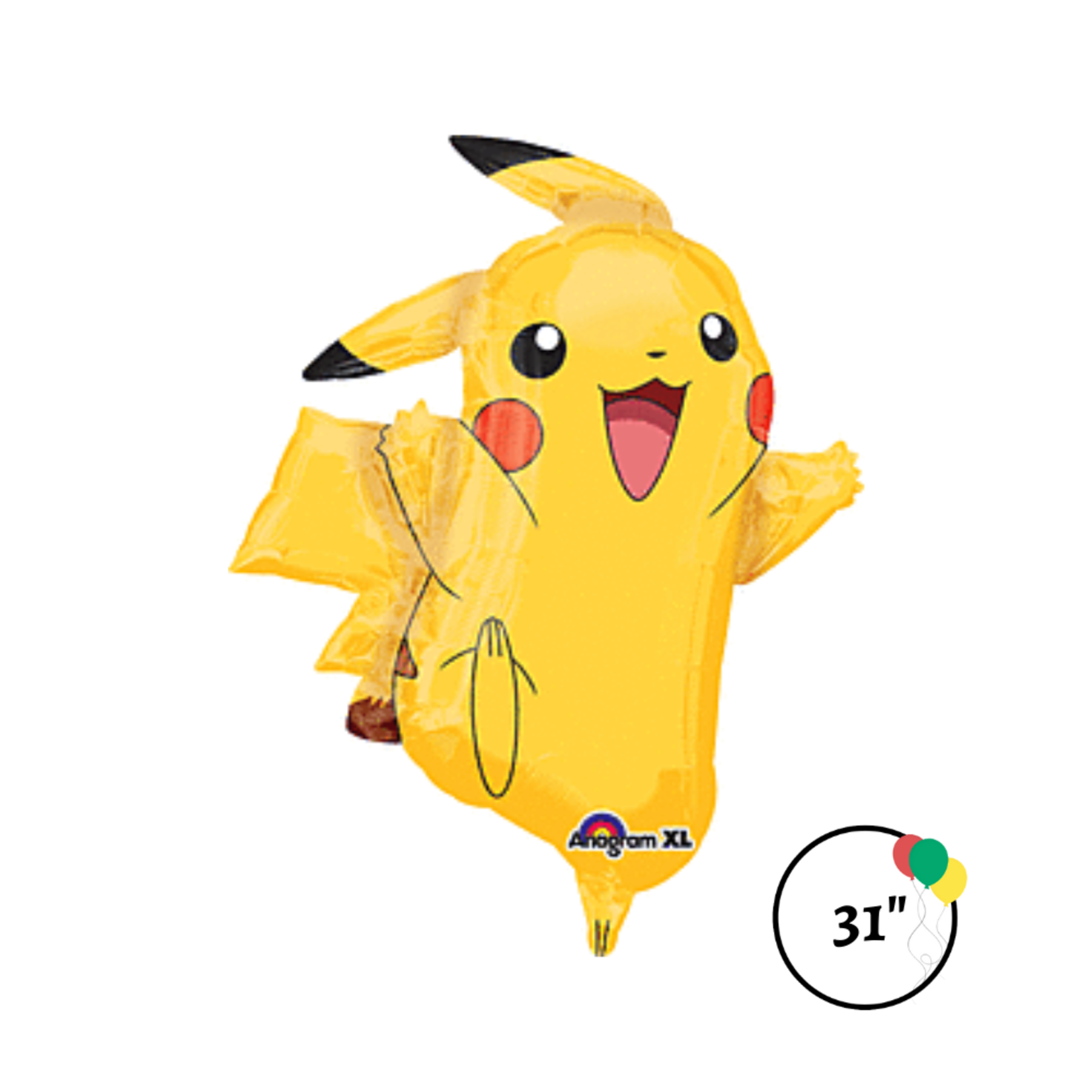 Anagram 31" Pikachu Shape Balloon
