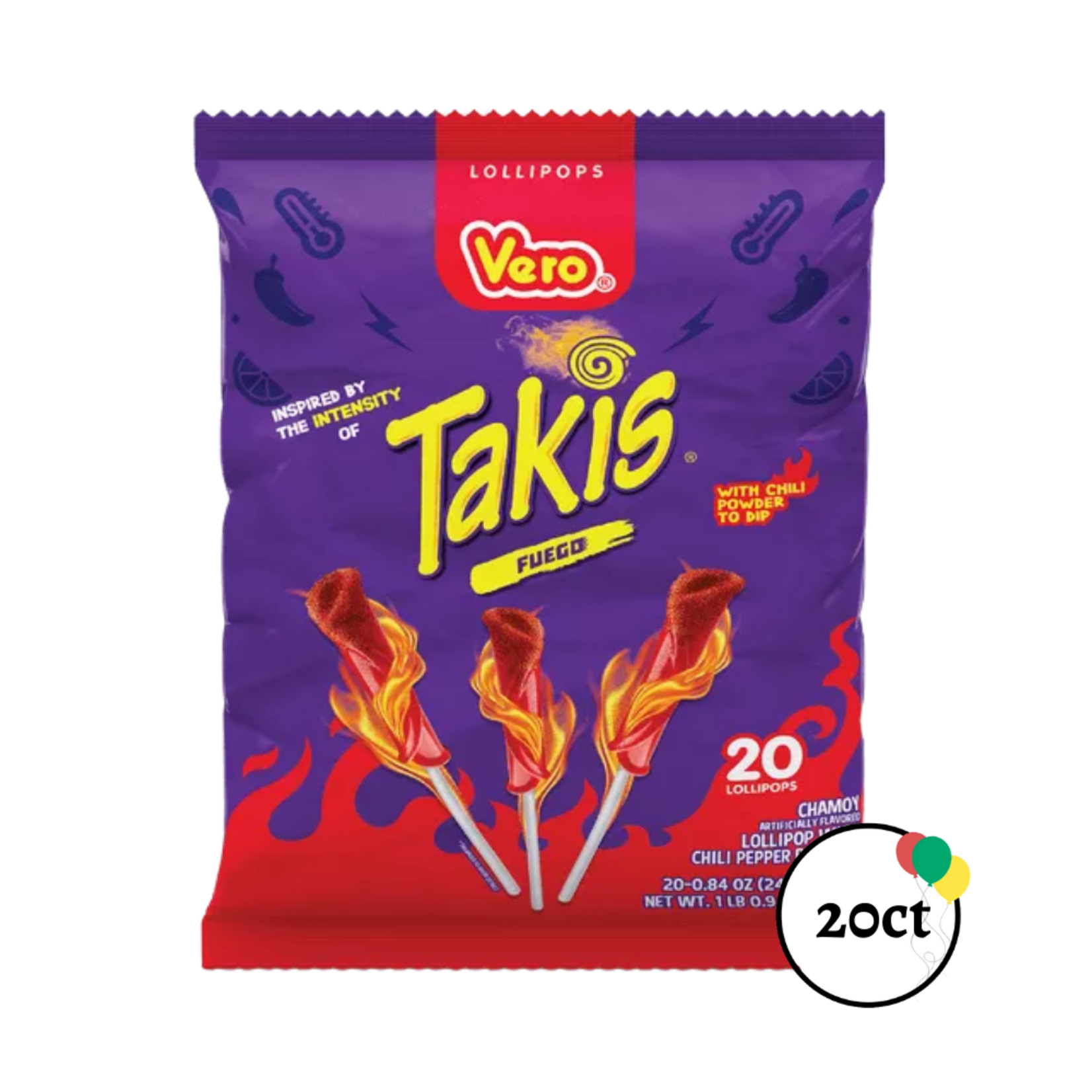 Vero Paleta Takis 20ct