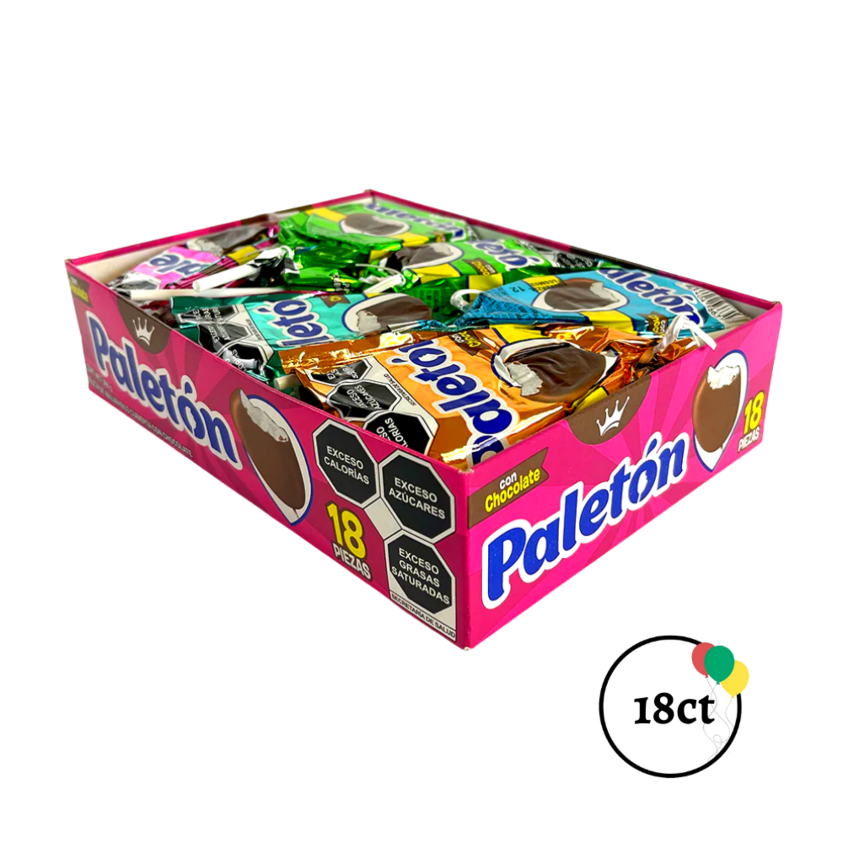 Pelonetas Lollipop 18ct, Wholesale, Bulk (Pack of 18)