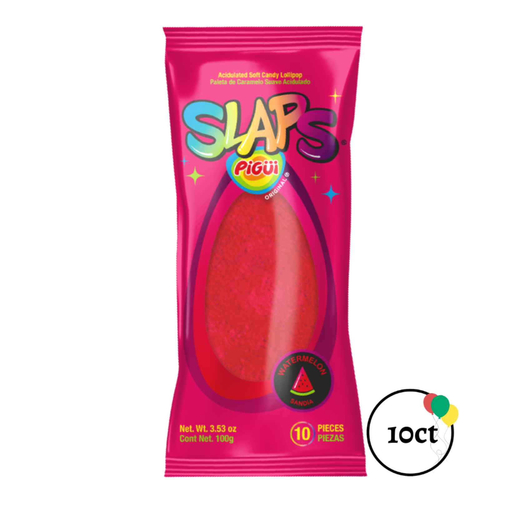 Pigui Slaps 10ct Watermelon