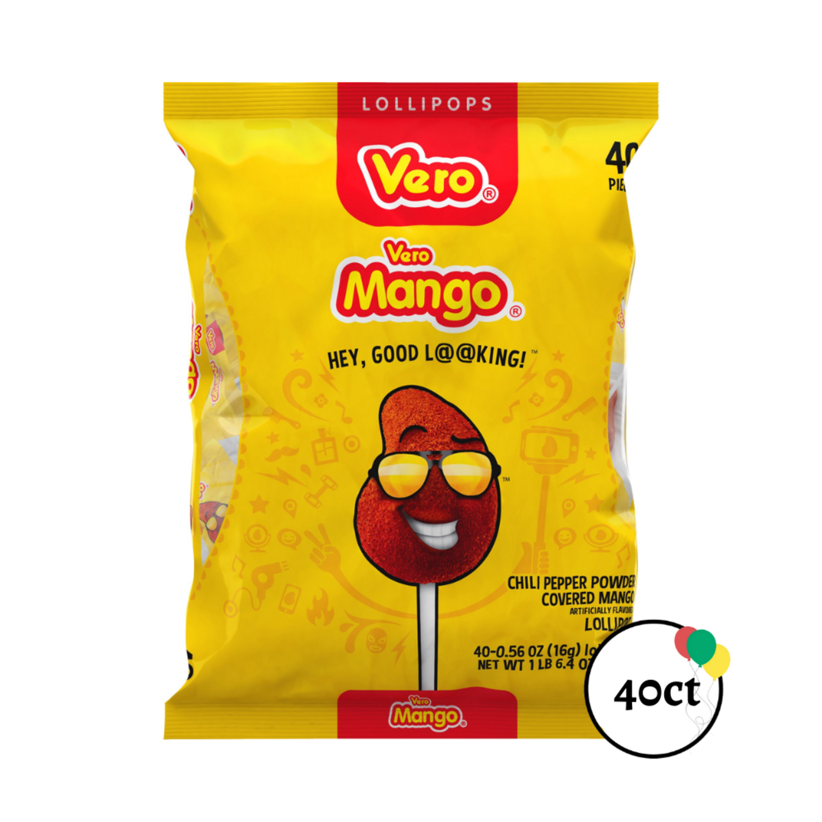 Vero Vero Mango Lollipop 40ct