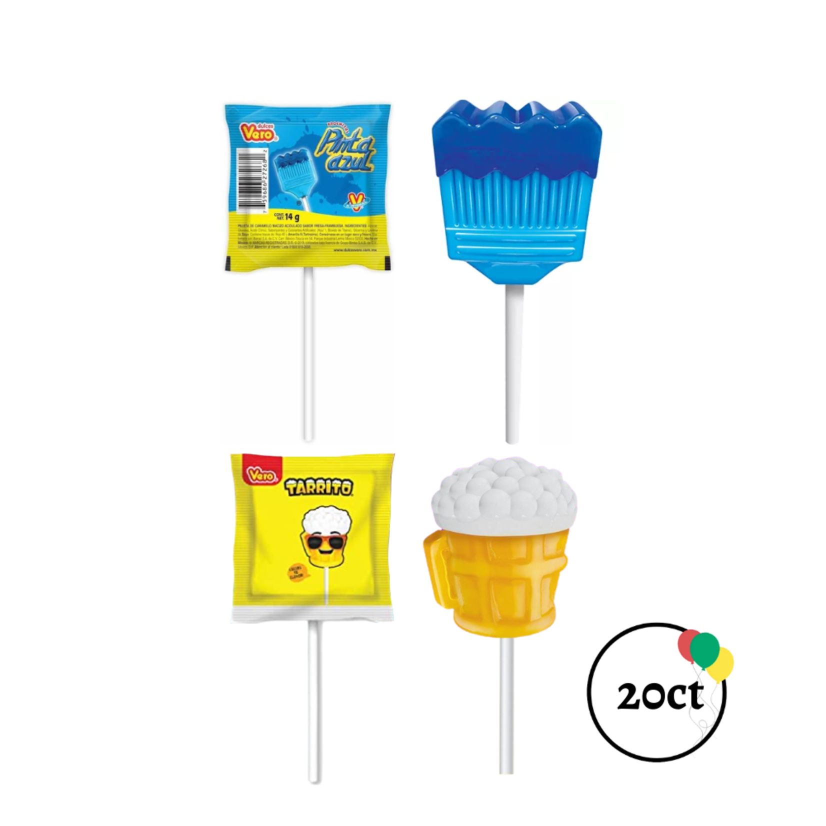 Paint Shop Lollipops - 20ct