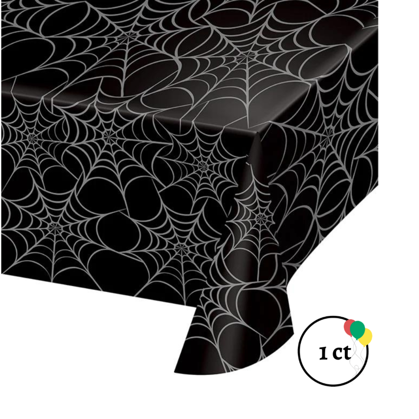 Silver Webs Table Cover