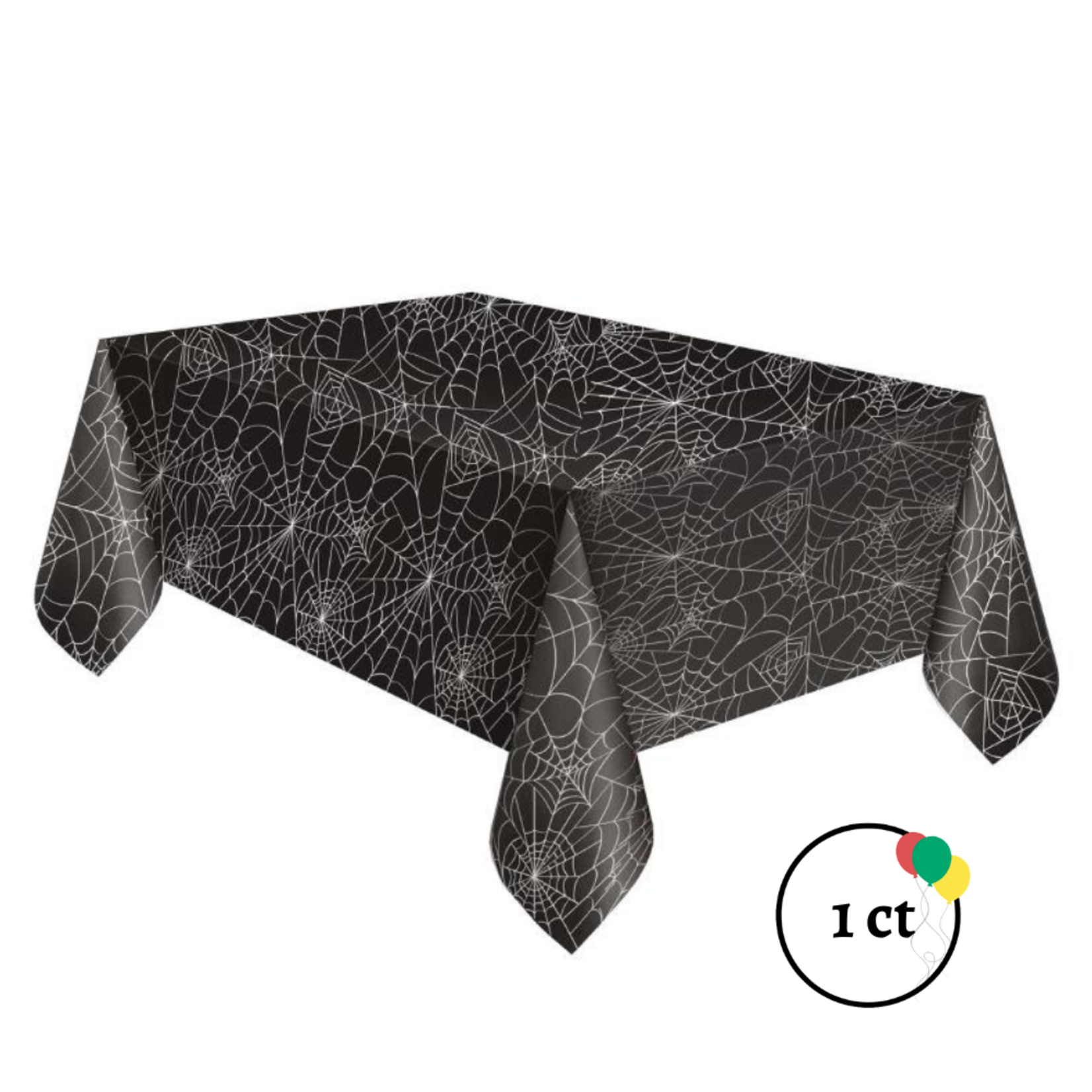 Silver Webs Table Cover