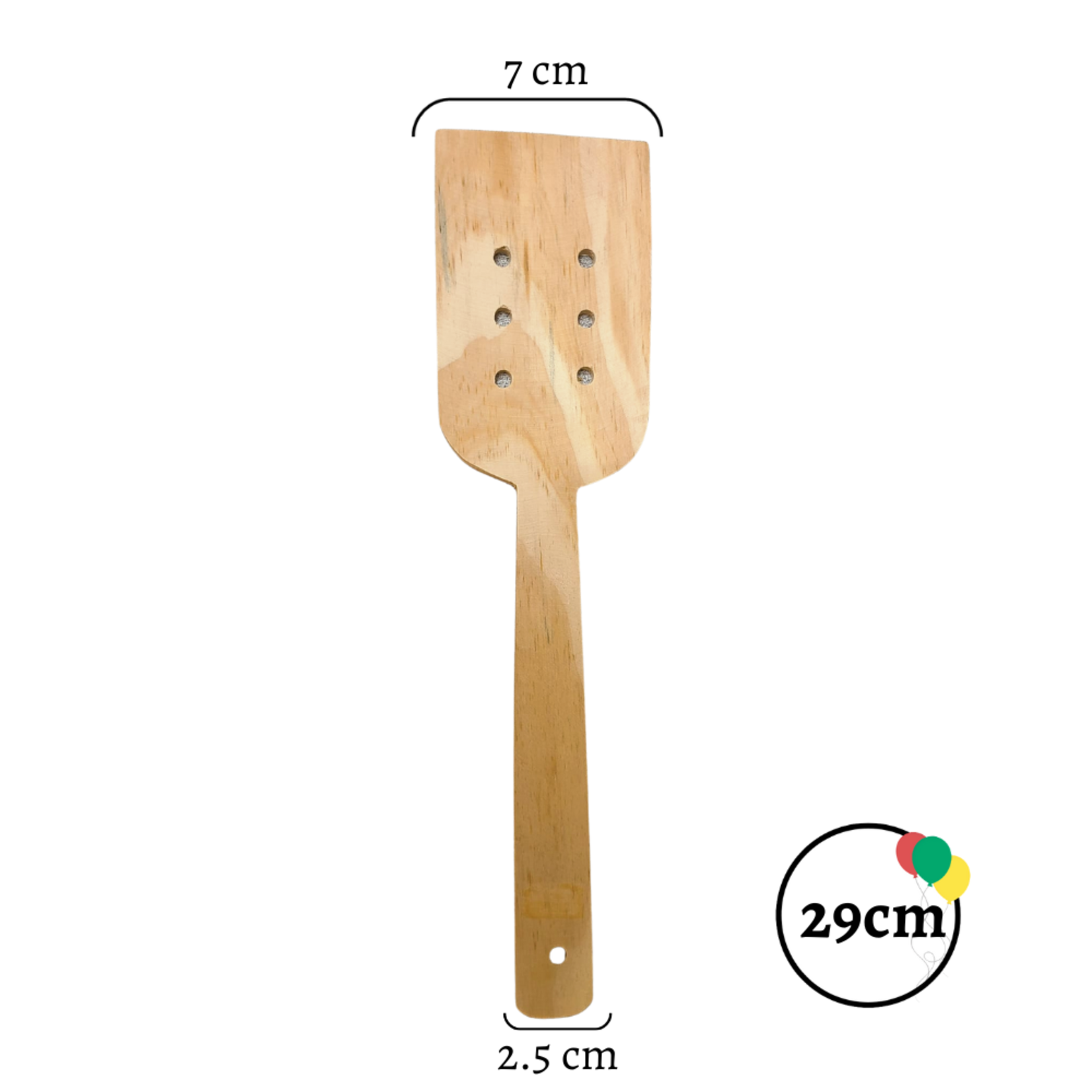 Pala de Madera con Agujeros 29cm