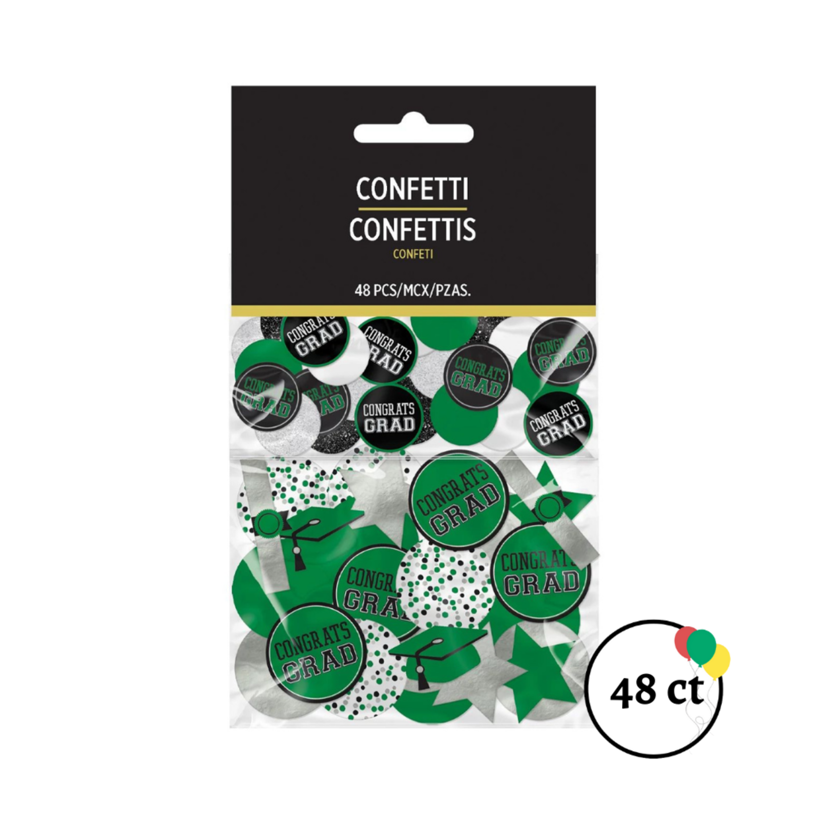 Graduation Confetti - Green