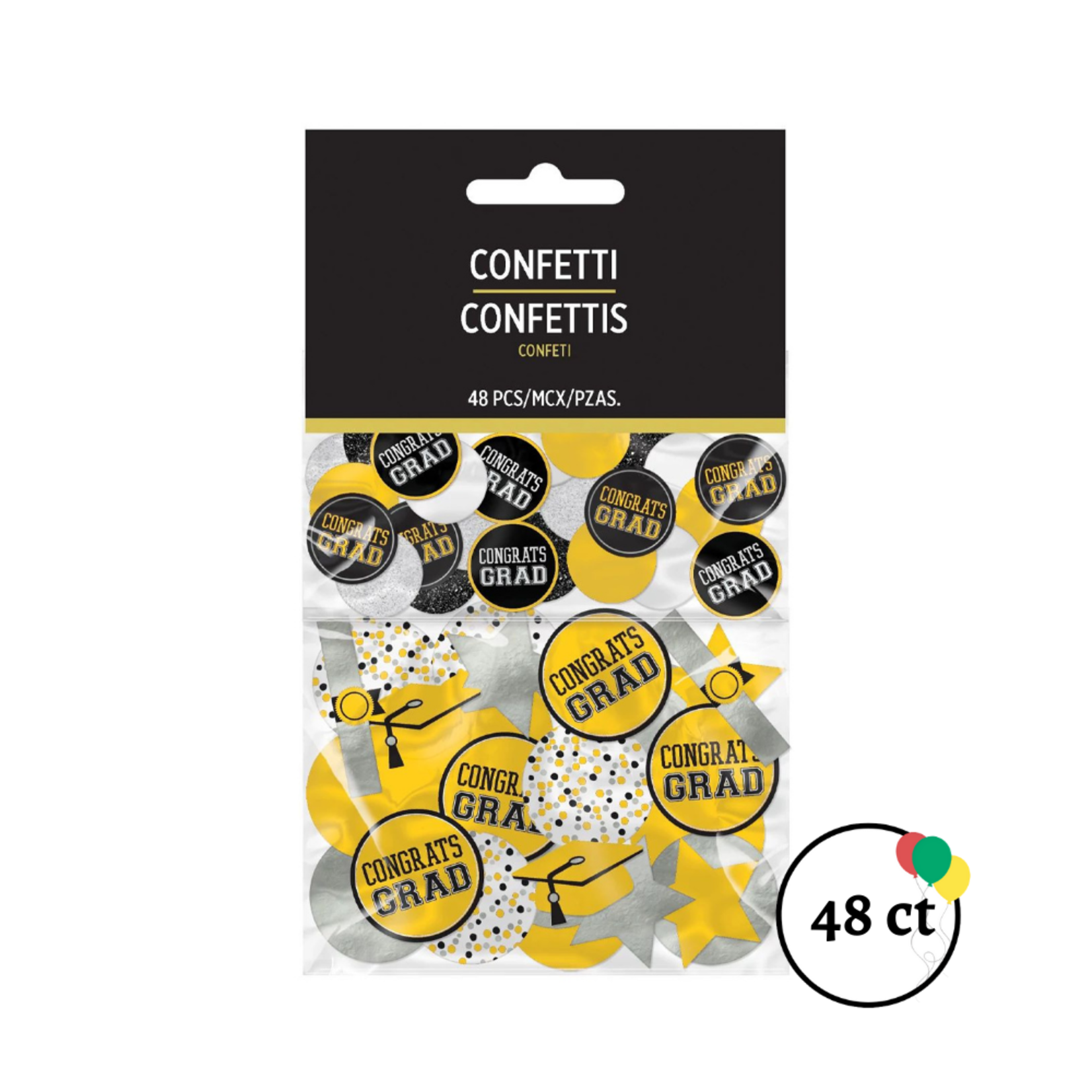 Graduation Confetti - Yellow