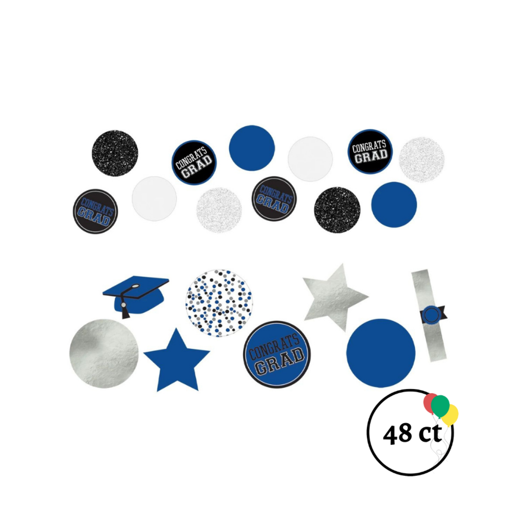 Graduation Confetti - Blue