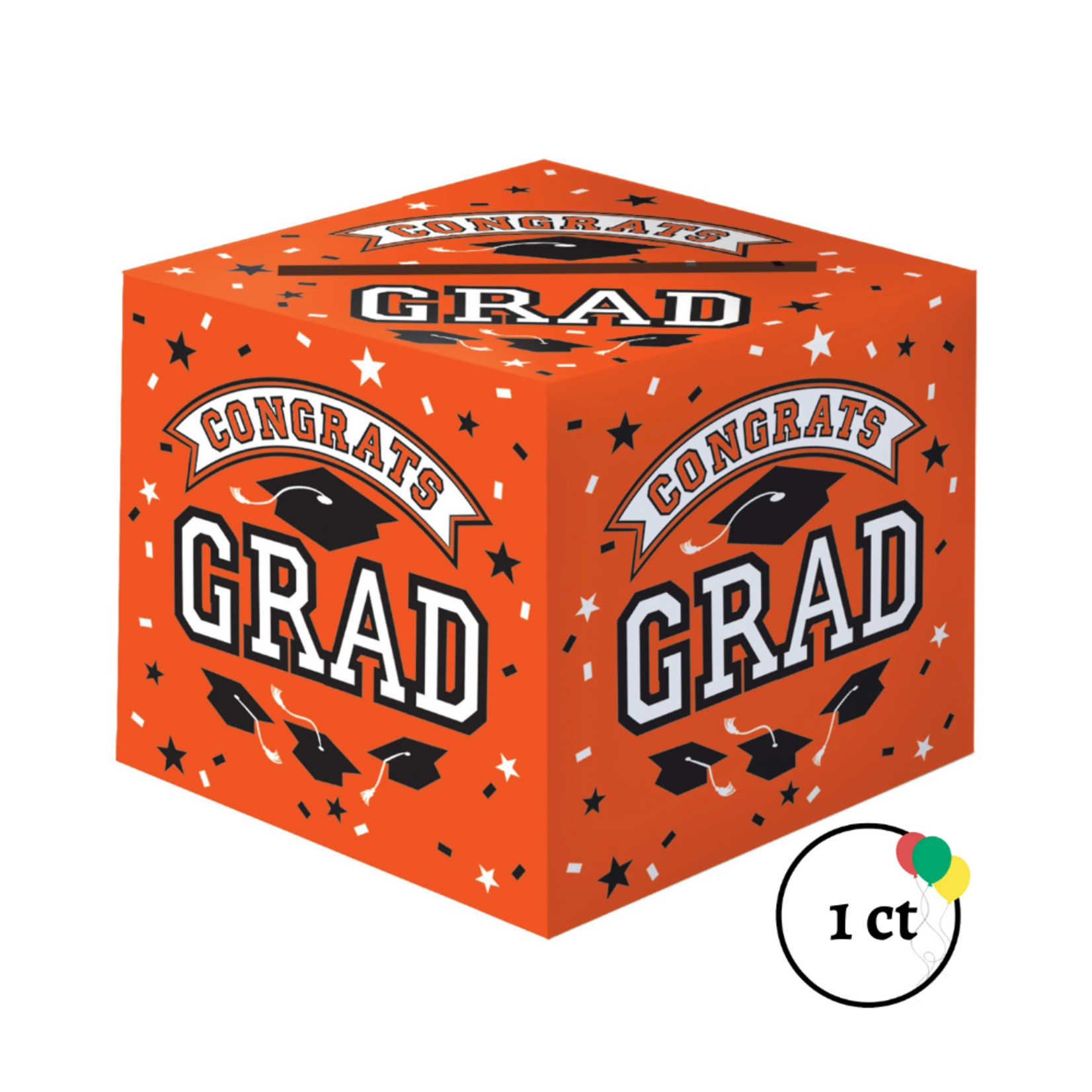 Graduation Card Holder Box - Orange