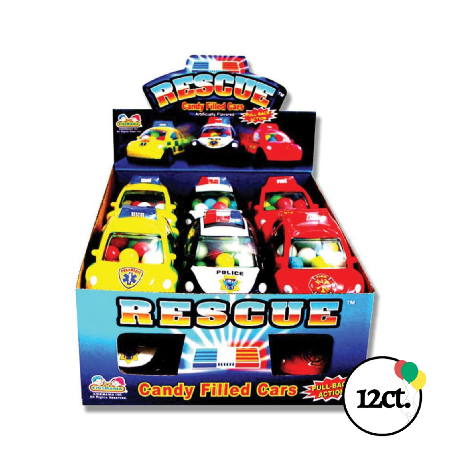 Rescue Cars with Candy 12ct.