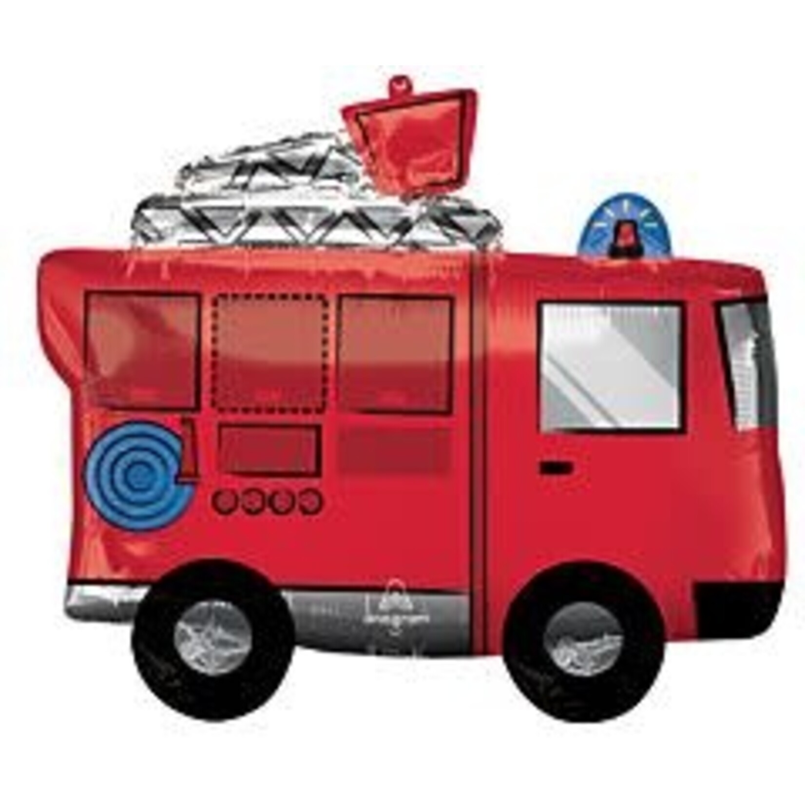 26" Fire Truck Balloon