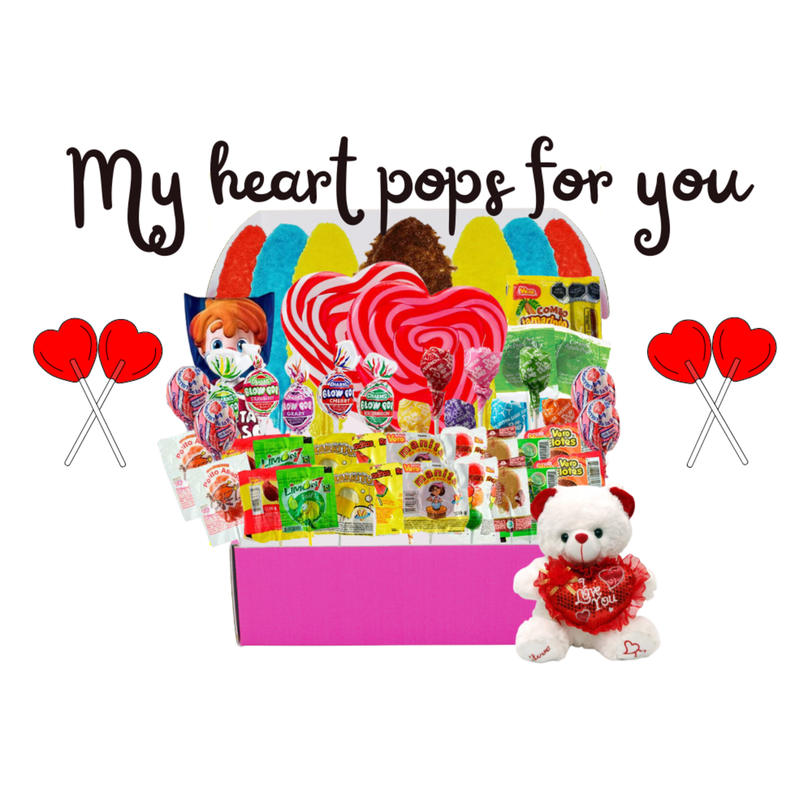 My Heart Pops For You - Lollipops Gift Box