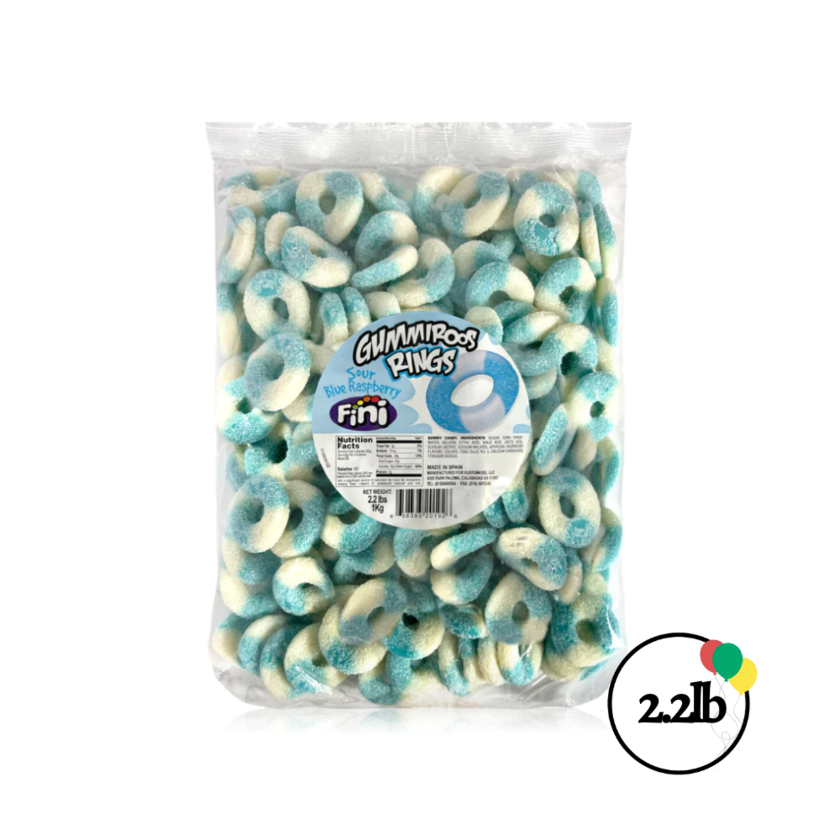 Fini GummiRoos Sour Blue Raspberry 2.2lb