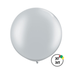 Qualatex Qualatex Metallic Silver 30" 2ct