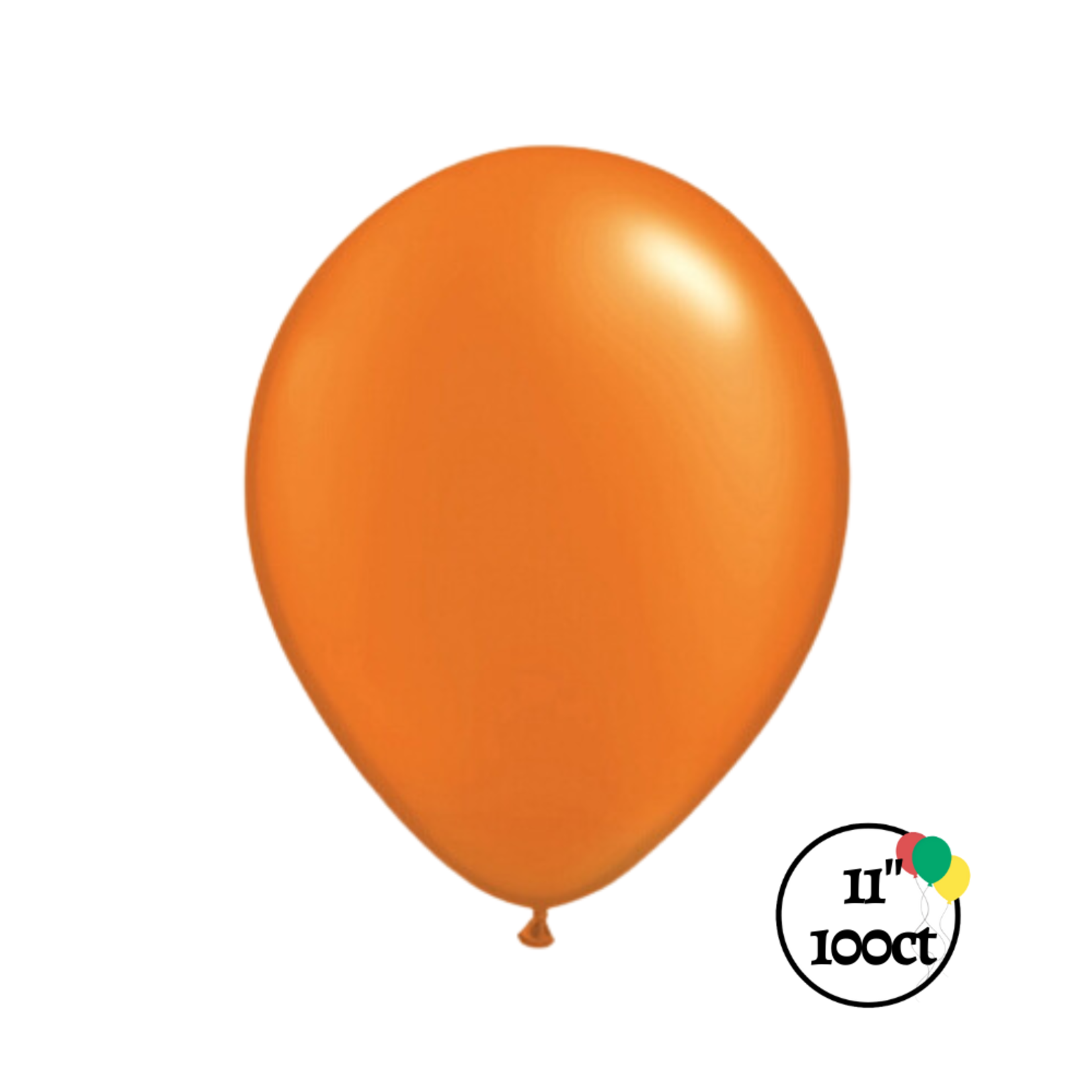 Qualatex Qualatex Pearl Mandarin Orange 11" 100ct