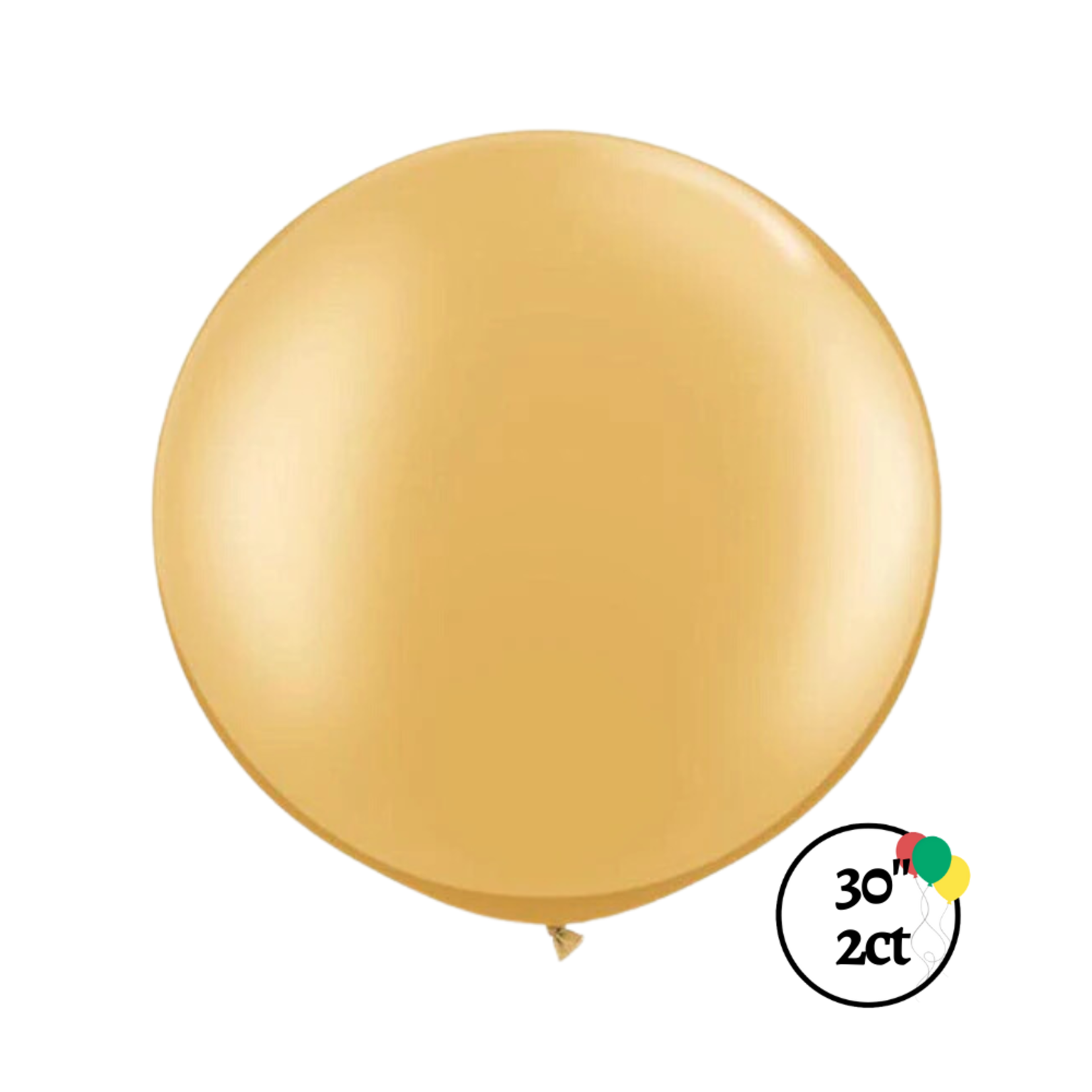 Qualatex Qualatex Metallic Gold 30" 2ct