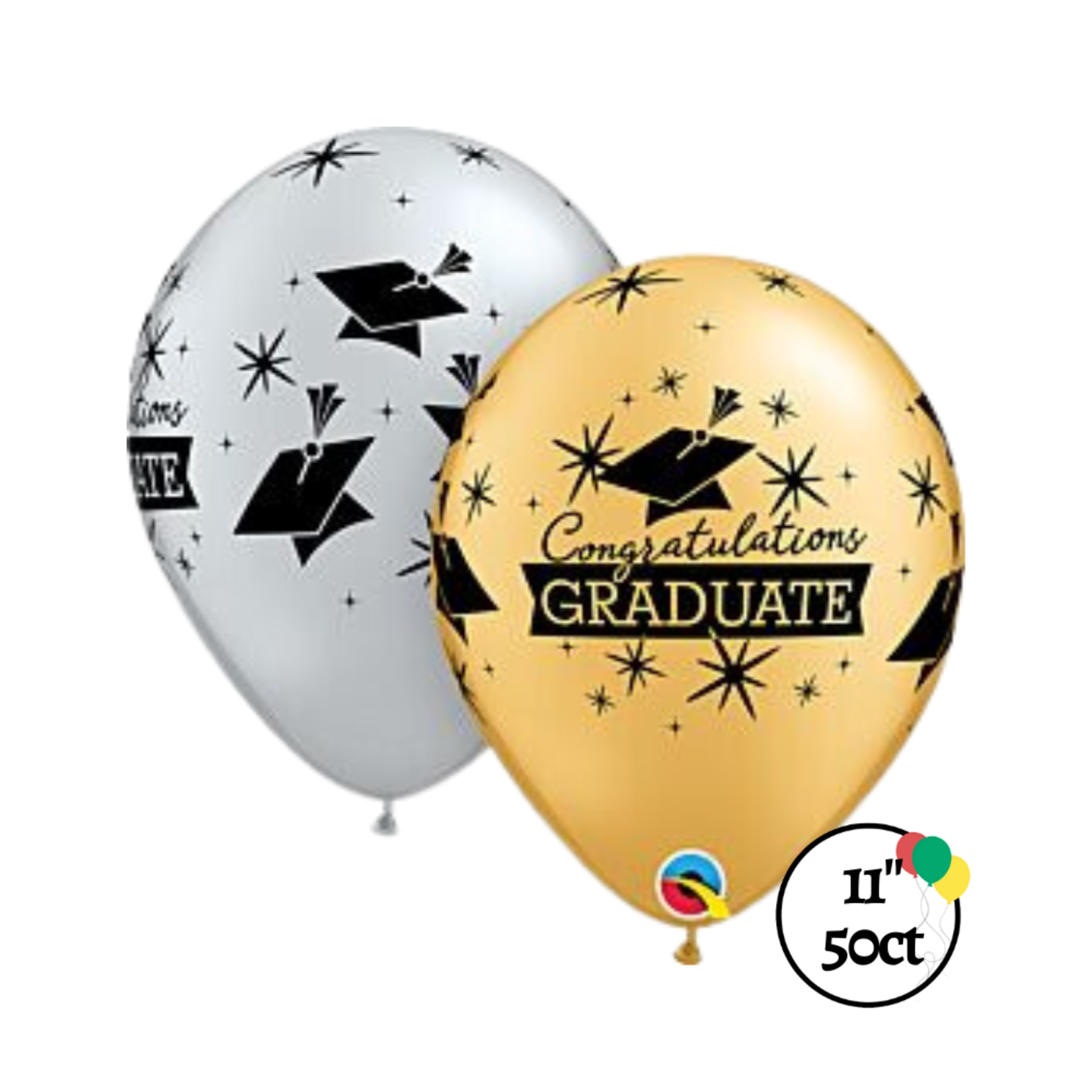 Qualatex Qualatex Congrats Grad Balloons 11" 50ct