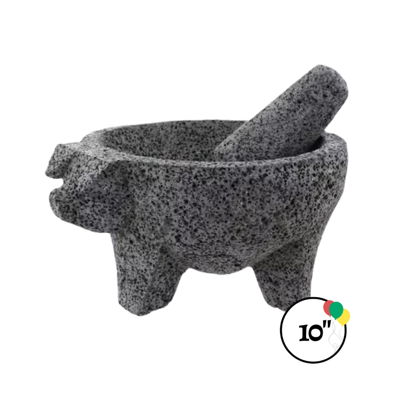 Molcajete de Puerquito 10"