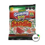 De La Rosa Gummy Pop 55ct Sandia
