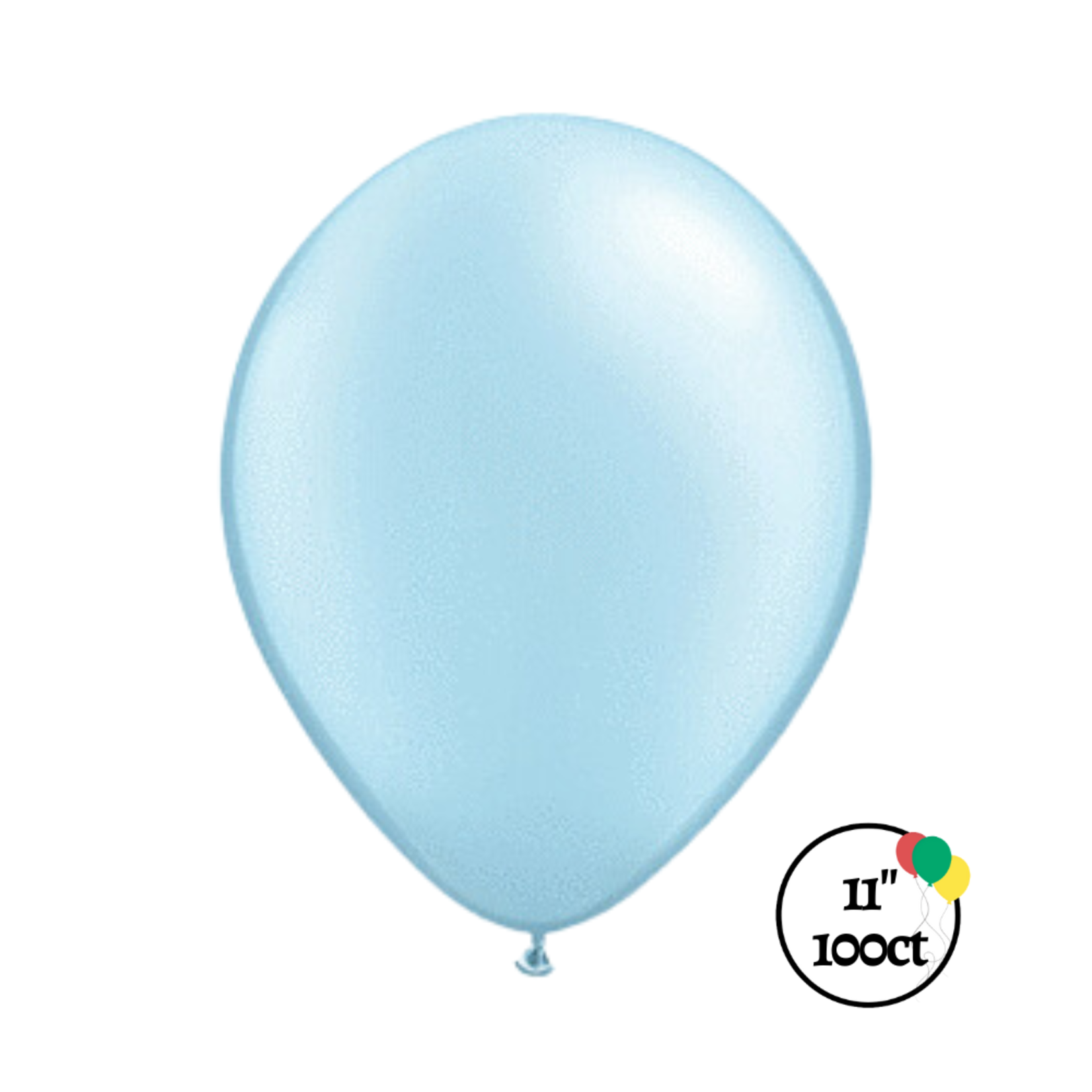Qualatex Qualatex Pearl Light Blue 11" 100ct