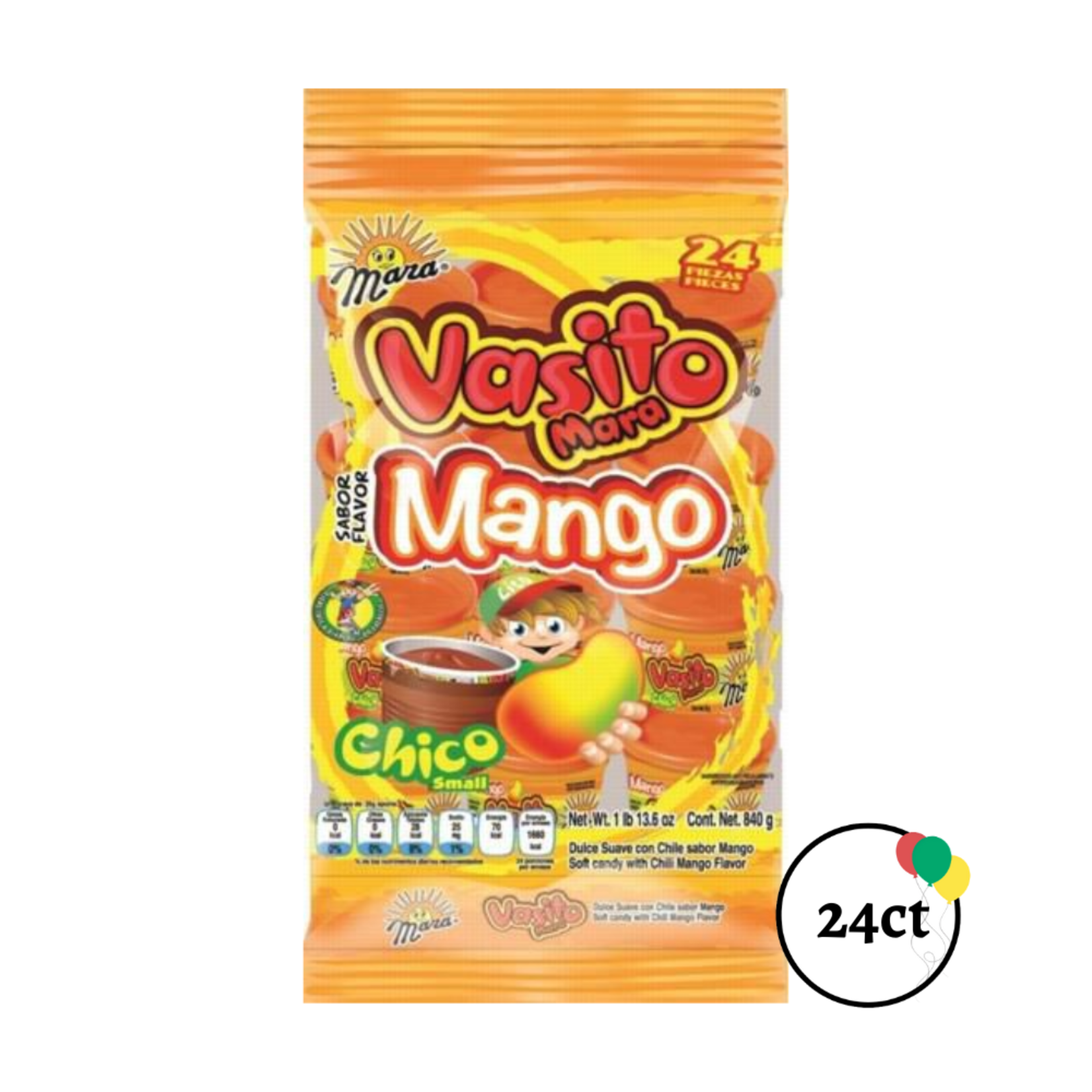 Dulces Mara Vasito Mara Chico  Mango