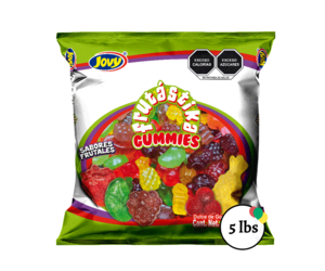 3D Gummy Strawberries, 5 lbs