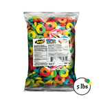 Jovy Neon Sour Gummy Rings 5lb.