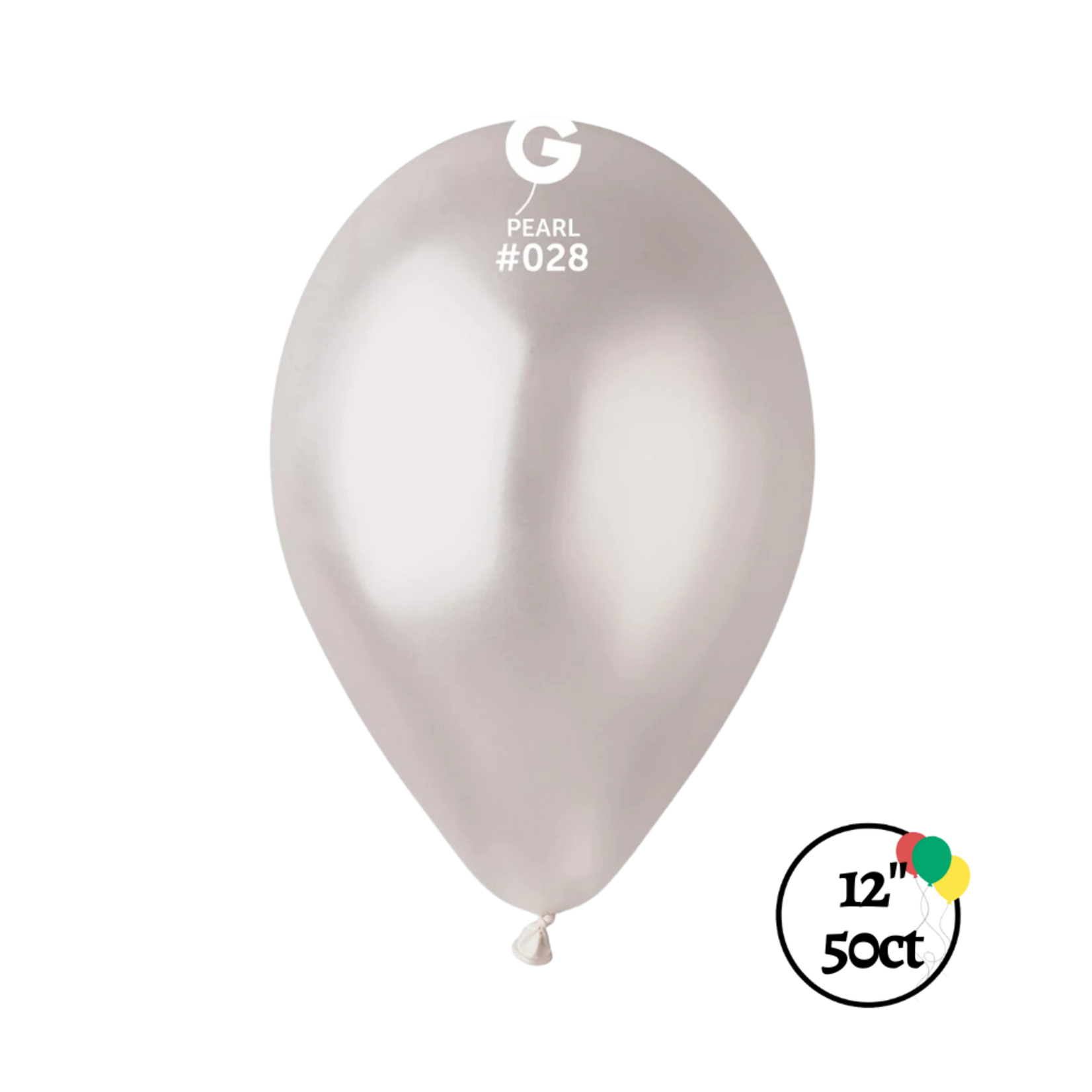 Gemar Gemar 12" Pearl 50ct Balloons